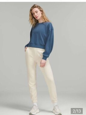 Lululemon Softstreme  Cream Jogger Pants - Relaxed Everyday Fit-10 Like New